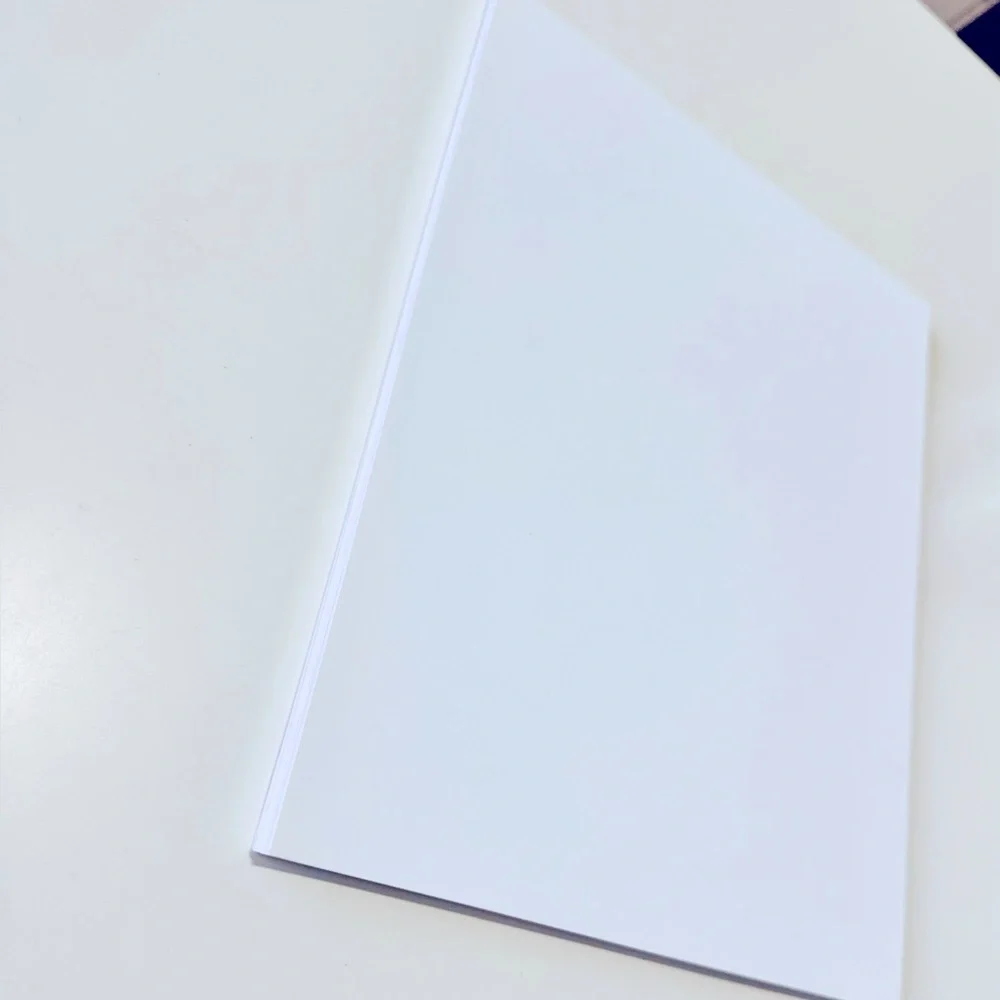 White Silk Matte Thick Heavy Card Stock Paper Inkjet Printer 8.5”x11” - 23 Pgs